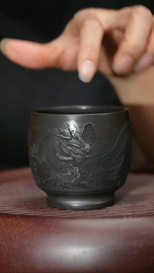茶杯紫砂紫砂主人杯福利放漏