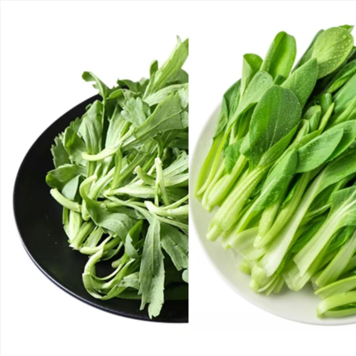崇明蓬蒿菜500g+鸡毛菜500g 现采现发