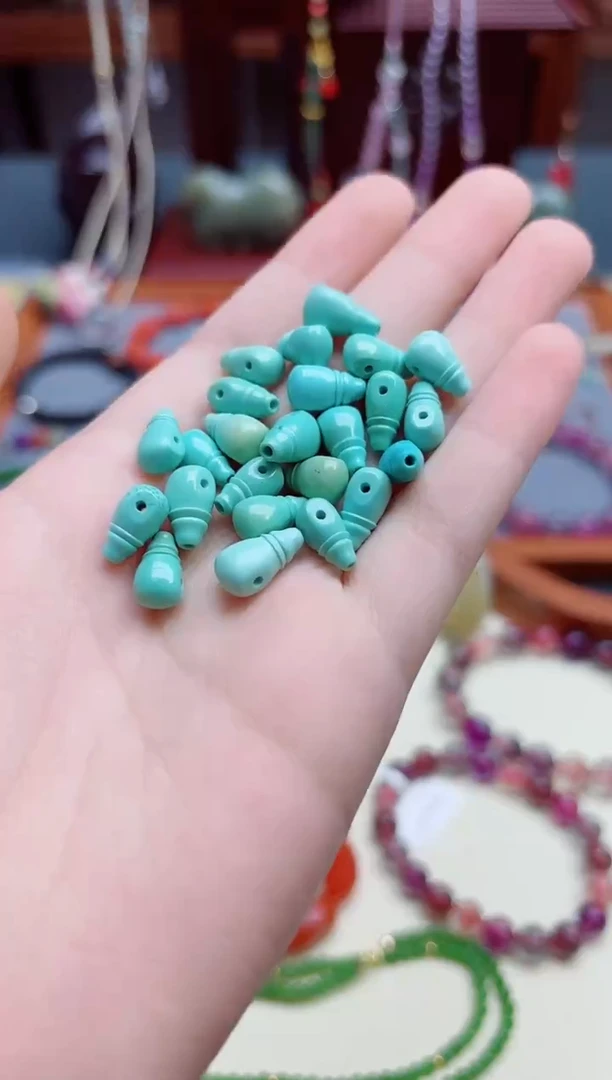 绿松石未镶嵌颈饰松石三通配饰*1 G多样发一