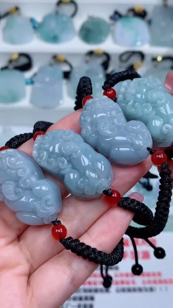 翡翠未镶嵌颈饰手绳吊坠团购多样性发一件