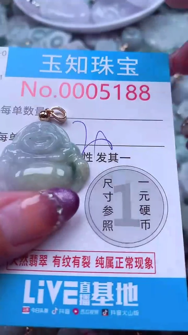 翡翠未镶嵌吊坠(不含链)5188