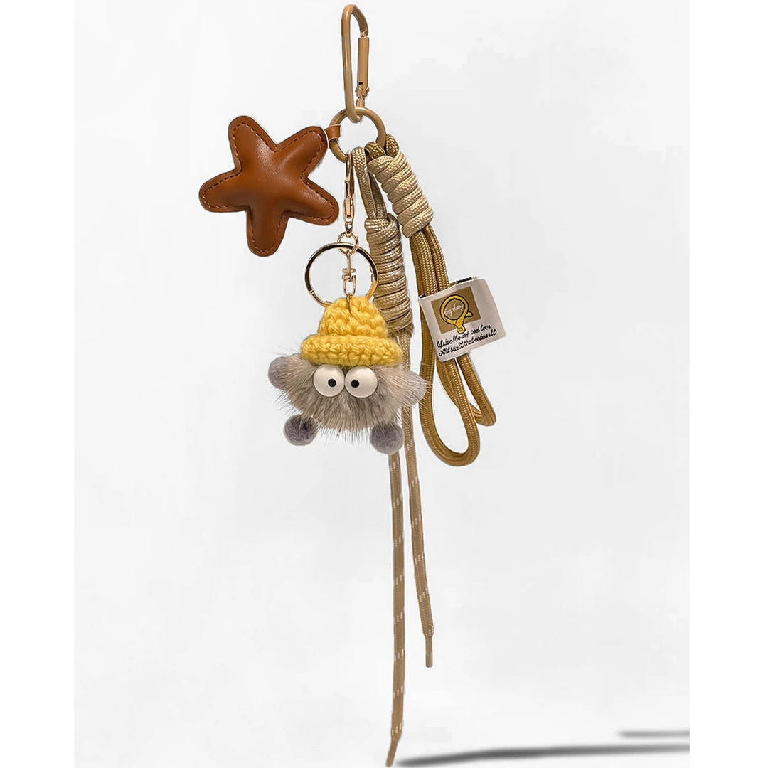 美拉德风星星包包挂件ins可爱女生包配件钥匙扣玩偶挂绳挂饰礼物