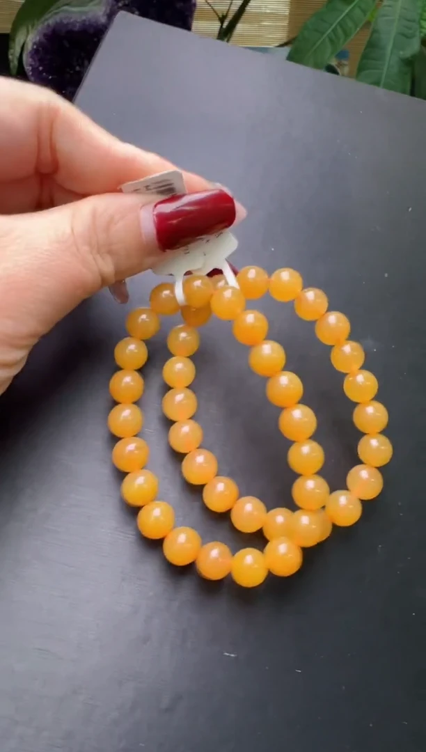 【闪购商品】水晶手串未镶嵌黄兔毛手串9m+多样性发一M30623