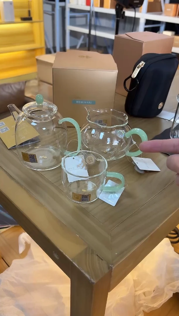 【闪购商品】禾器纳福浅玉+禾器宴辰壶+禾器清尚杯1个