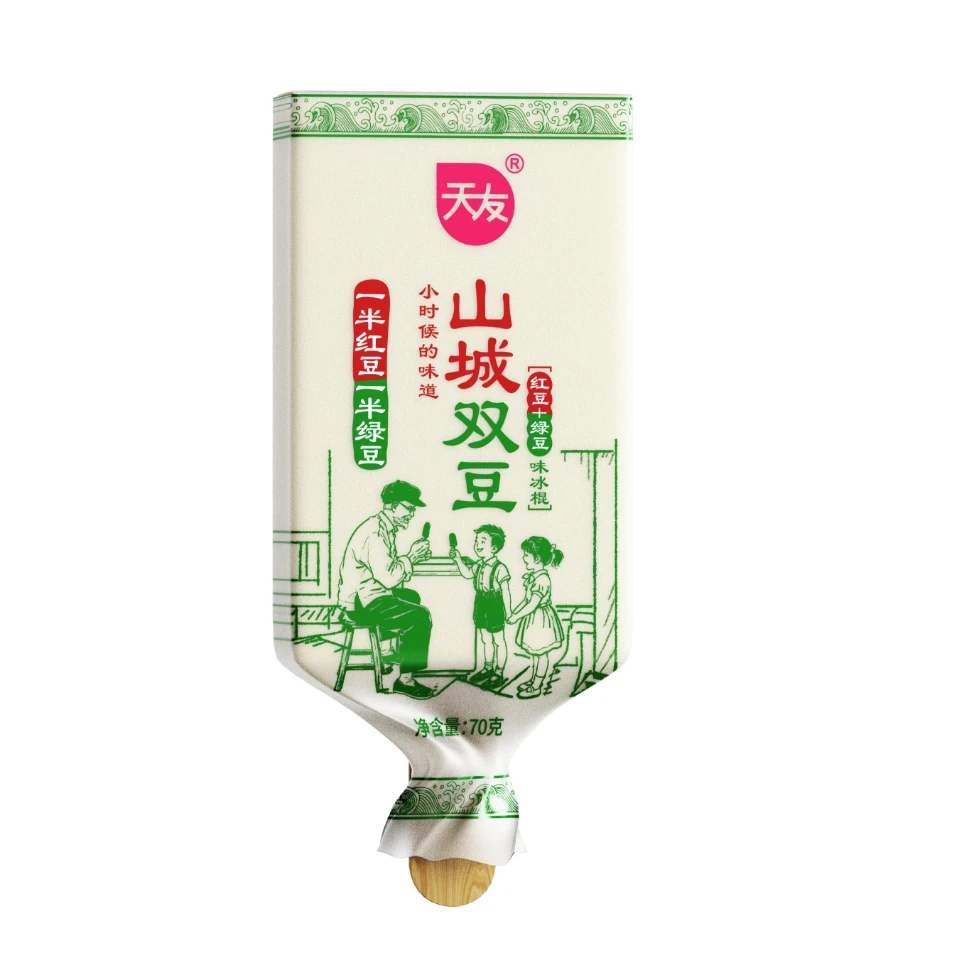 【雪糕清仓】天友山城双豆冰棍70g*30支