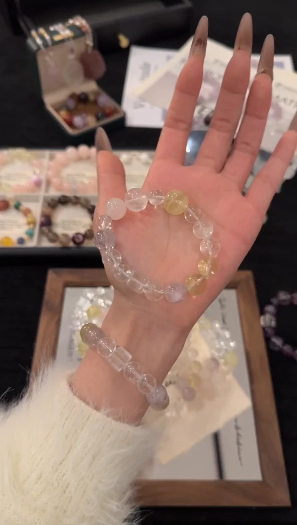 未镶嵌手链水晶白阿赛多宝x3452