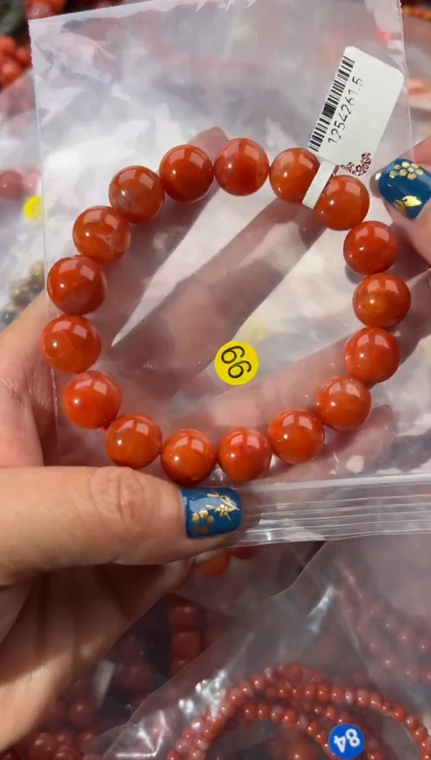 未镶嵌手串南红玛瑙12+