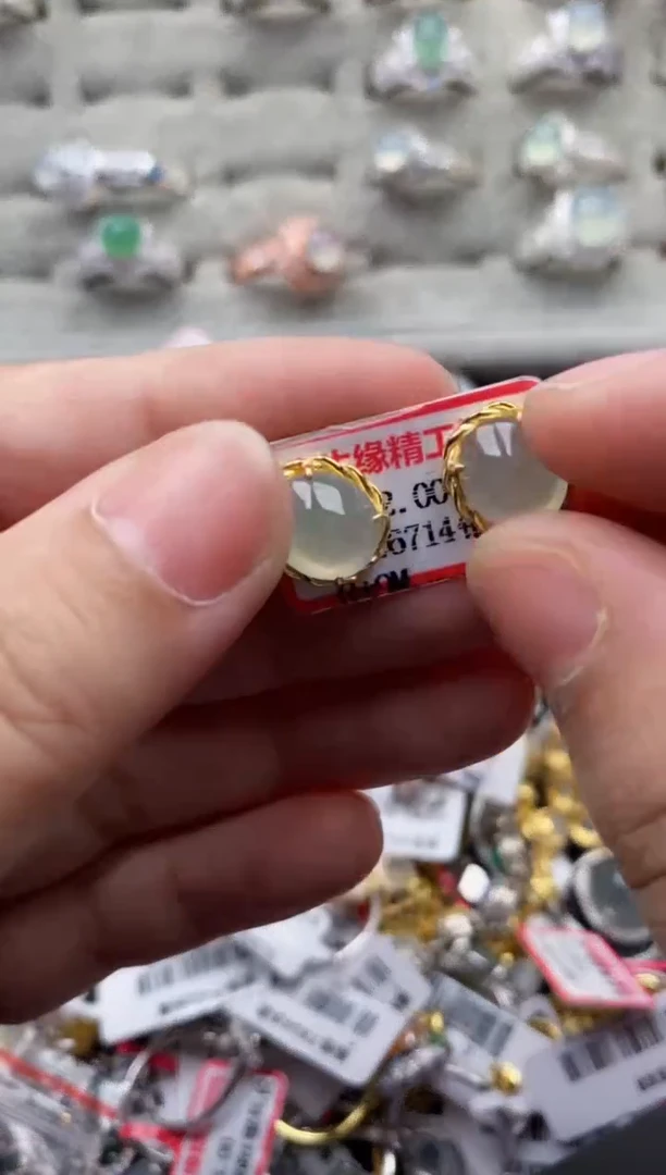 【闪购商品】翡翠戒指银S925镶嵌33333---10