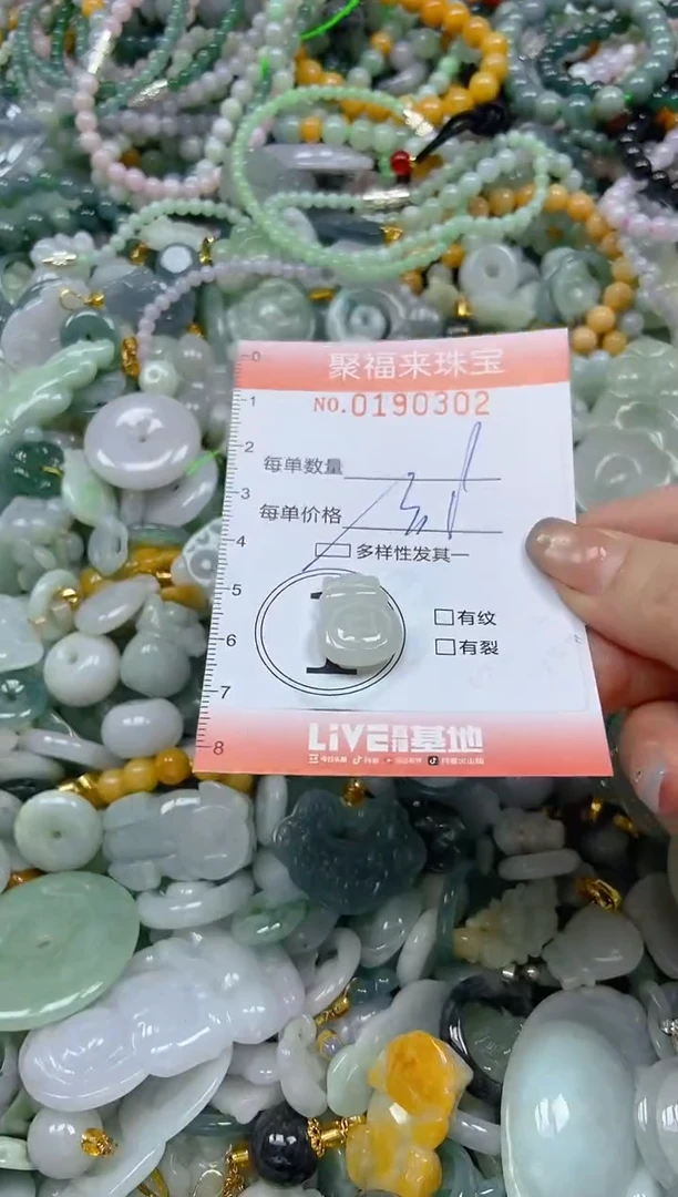 翡翠未镶嵌颈饰闪购0190302多样性发其一