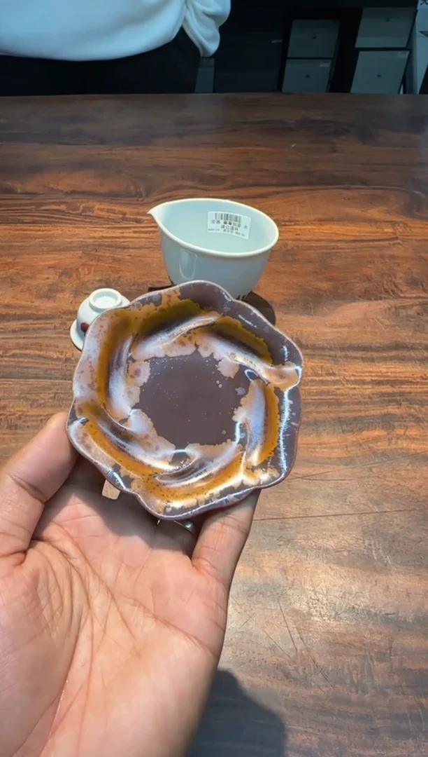 【闪购商品】荣器 木首釉 旋花杯垫