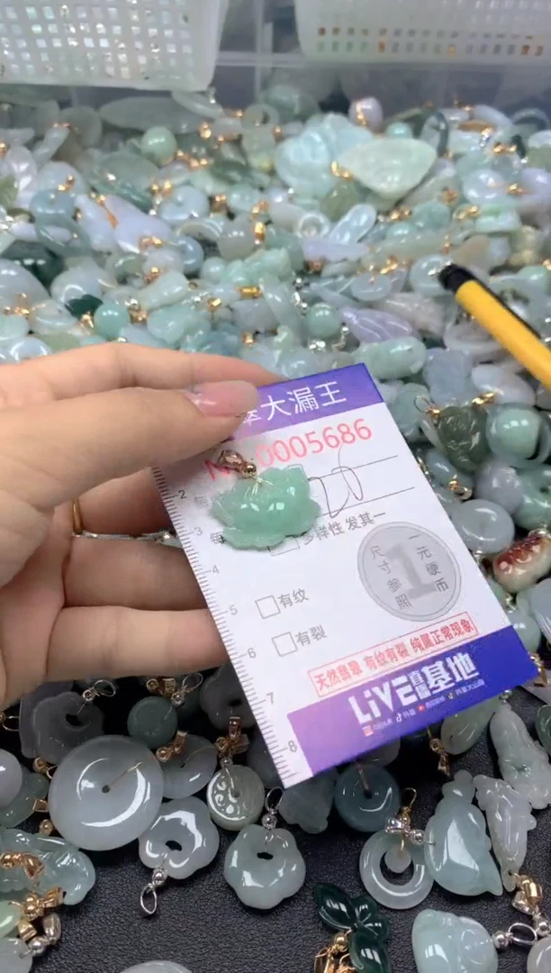 颈饰未镶嵌翡翠5686