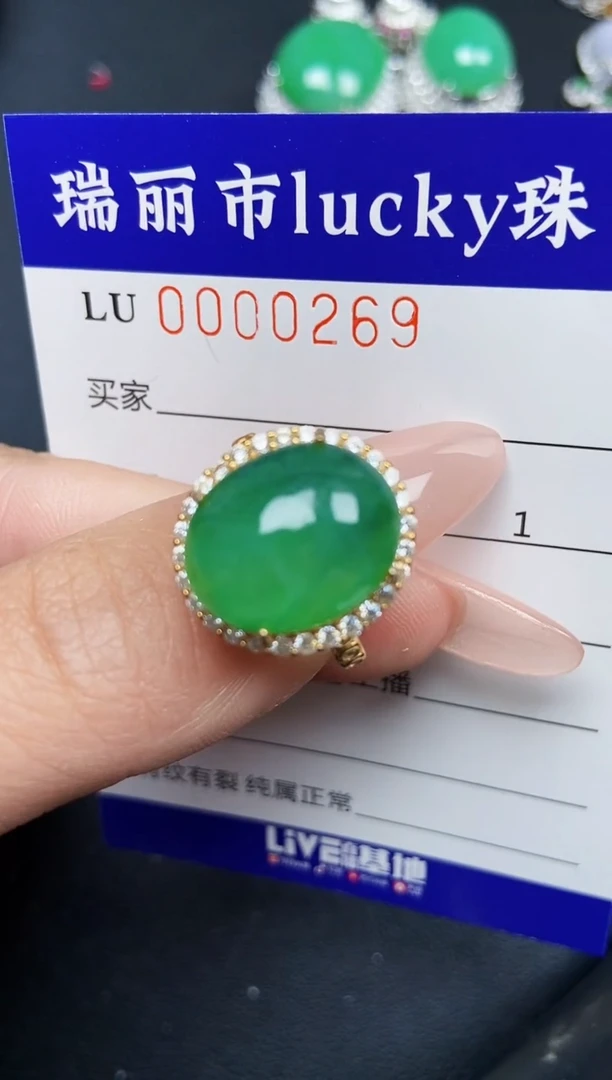 【闪购商品】翡翠颈饰银S925镶嵌0269