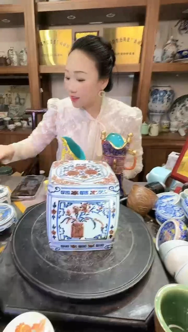 摆件A680景德镇制陶瓷一件