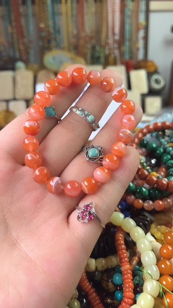 【闪购商品】南红玛瑙未镶嵌.（一物一件9879）