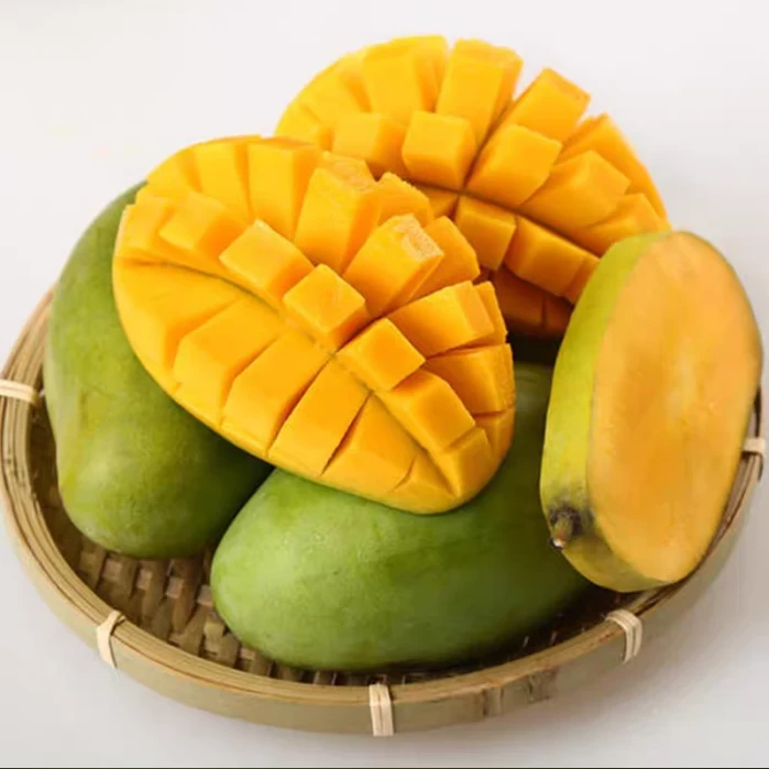 lg2【现摘现发】青皮金煌芒新鲜青皮芒果净重9斤单果500+