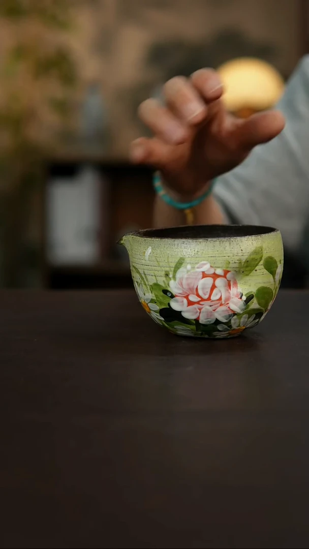 杯景德镇陶瓷杯碗柴烧多人