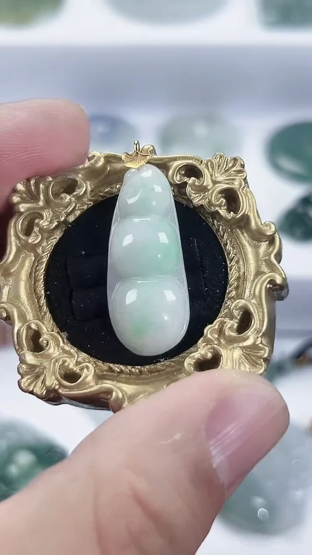 颈饰未镶嵌翡翠天然缅甸A货翡翠