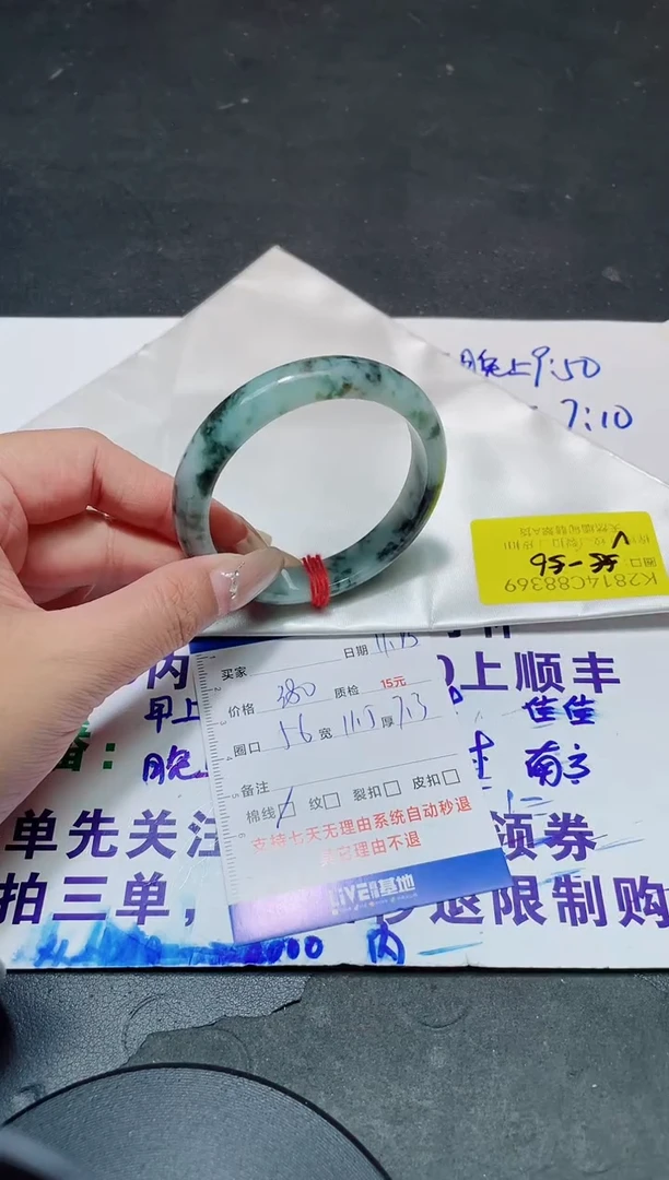 未镶嵌手镯翡翠55-56/8369