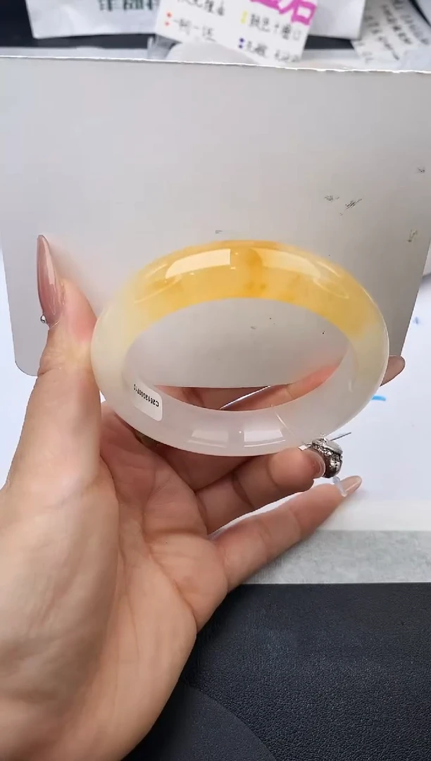 未镶嵌手镯石英质玉w98-HHB56+