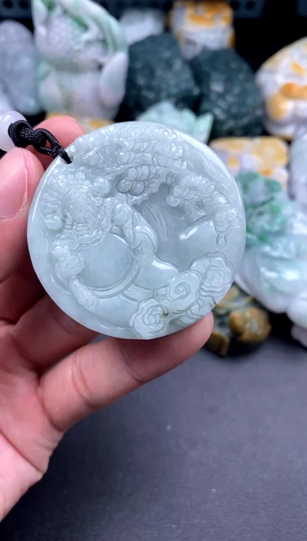 吊坠(不含链)未镶嵌翡翠1