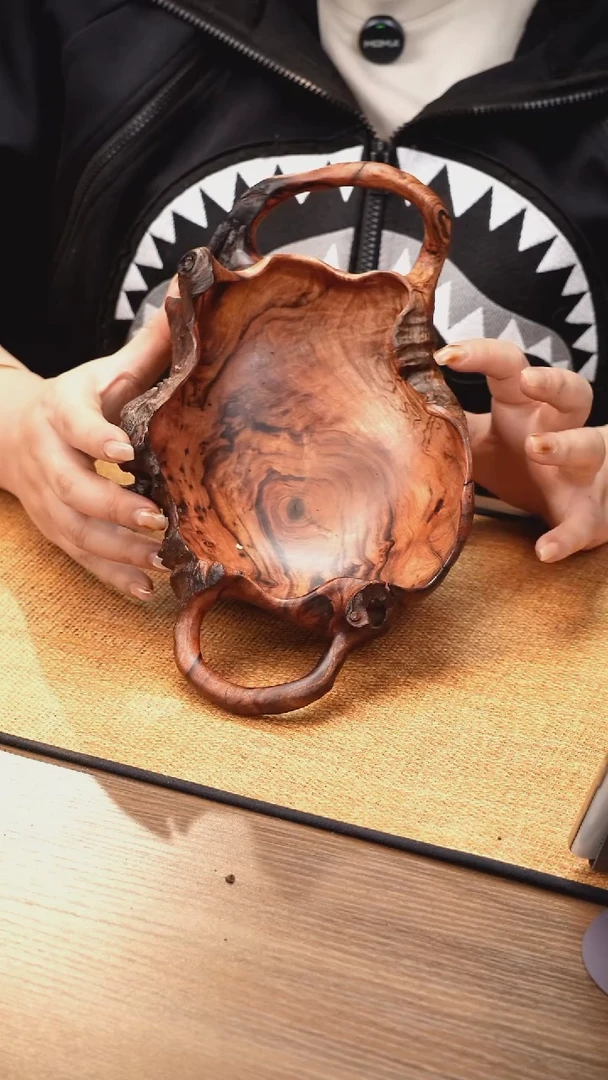 40号云小屋紫柚木果盘