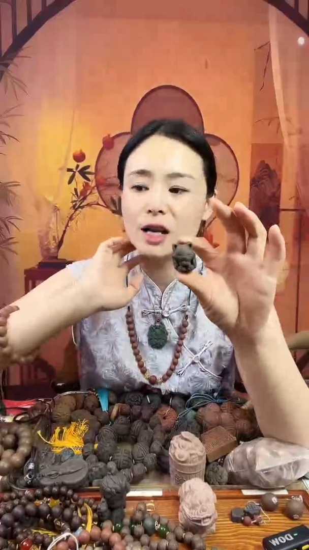 泥塑栀子香方小狐狸仔