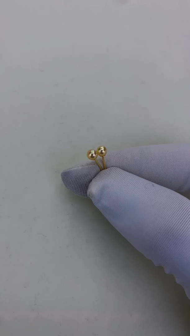 银S925镶嵌DA海水珍珠 GD133 耳钉 4