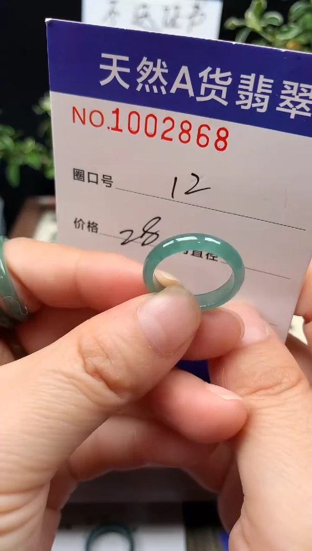 未镶嵌戒指翡翠12#