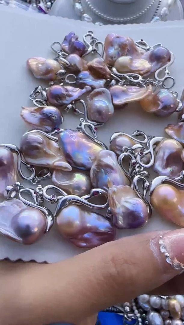 【闪购商品】淡水珍珠吊坠<不含链>未镶嵌762多样性发货  发其一