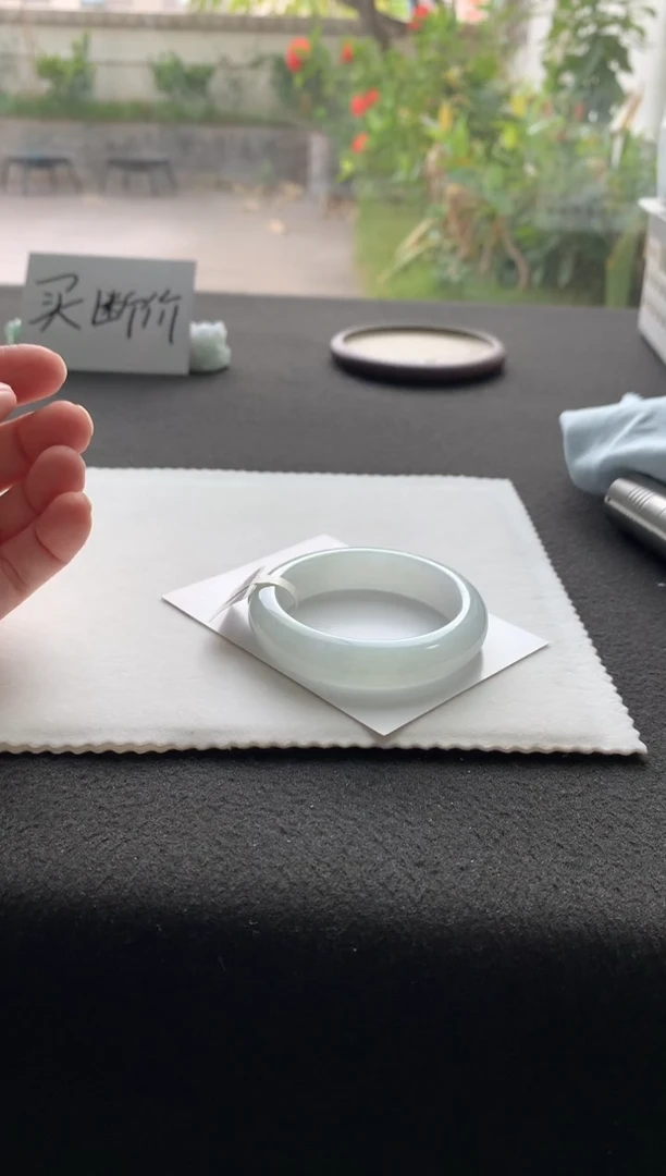 未镶嵌手镯翡翠52.4正圈买断Y3288