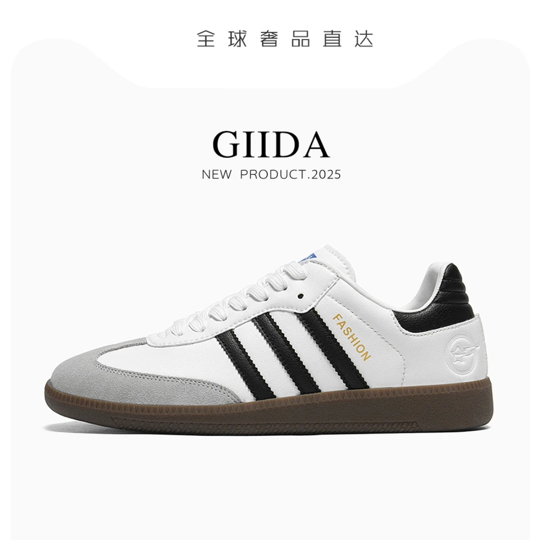 2025春季新款过年穿情侣德训鞋男经典百搭女学生开车通勤工作鞋