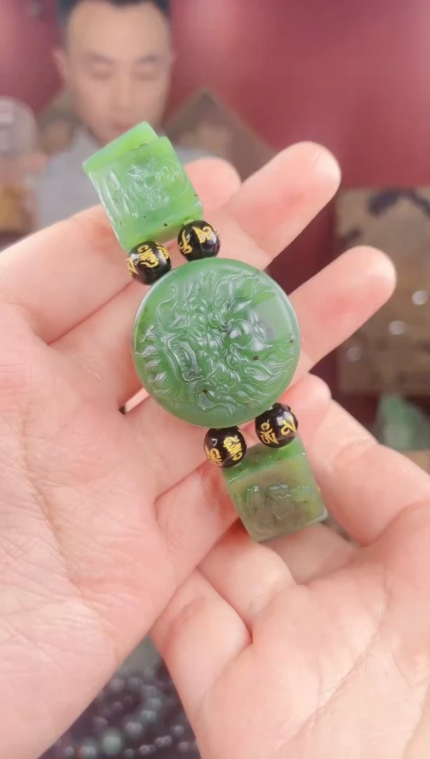 【闪购商品】和田玉手串未镶嵌碧玉手牌