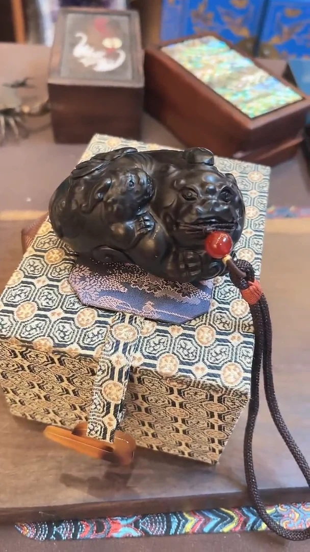 和田玉未镶嵌把件和田玉貔貅手把件 M062