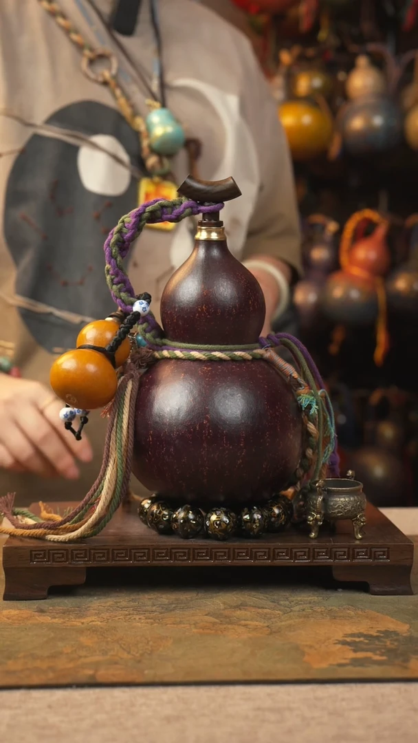 227大漆一物一拍记葫堂出品不【带手串】