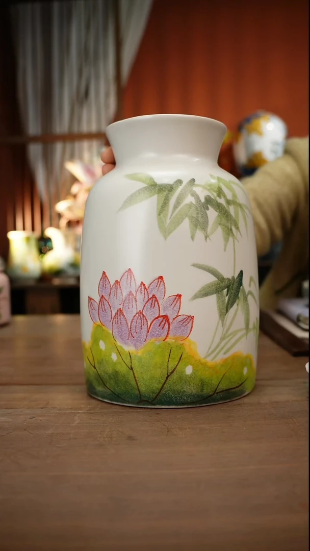 当代高温釉下彩手绘陶瓷餐具