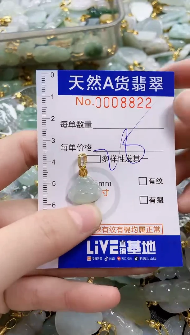 颈饰未镶嵌翡翠天然A货翡翠