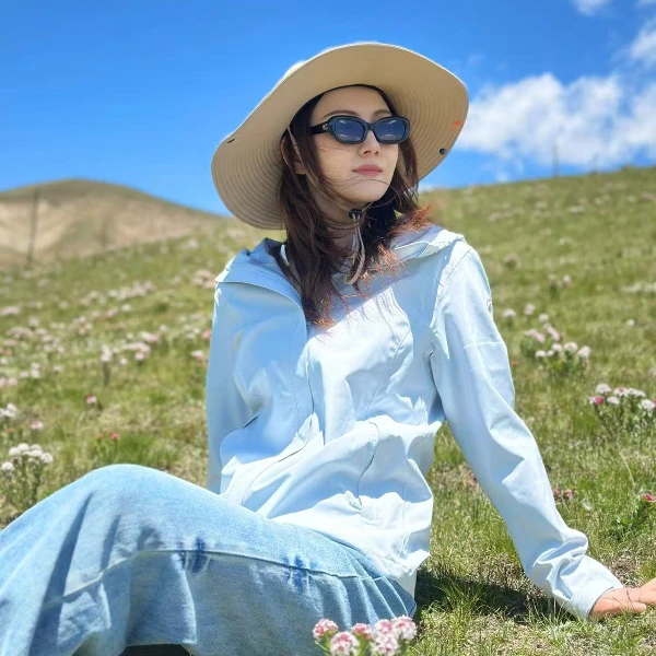 PRBLMS速干西部牛仔帽户外登山帽遮阳防晒渔夫帽男女同款情侣款