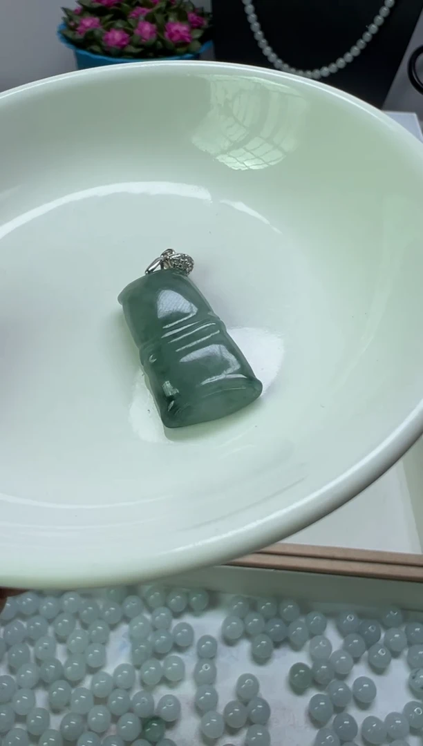 散珠翡翠雨*纯天然缅甸A货翡翠