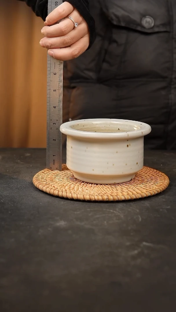 【闪购商品】瓷片泥泥手工花盆口10