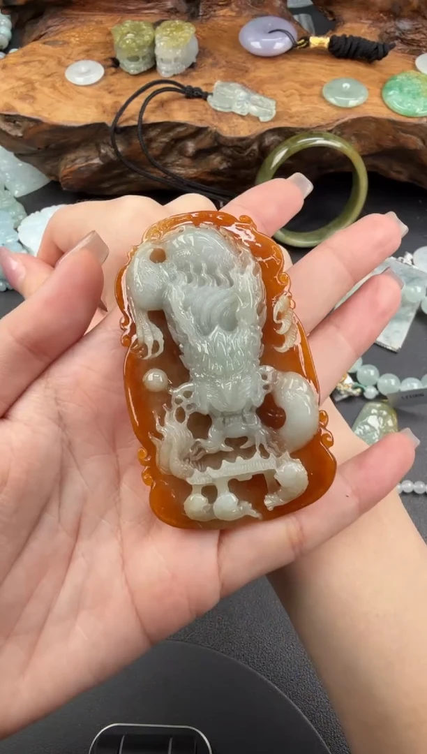 吊坠(不含链)未镶嵌翡翠翡翠饰品-108