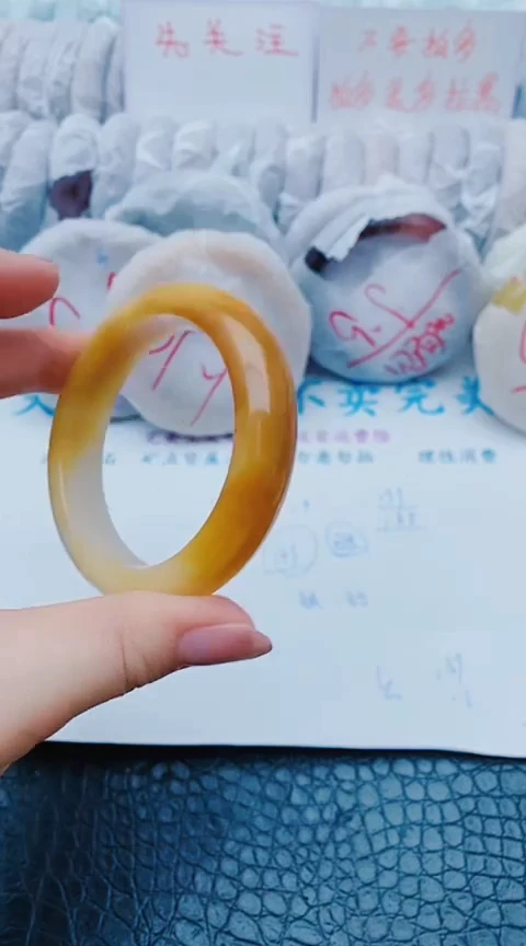 未镶嵌手镯石英质玉y297+55-56