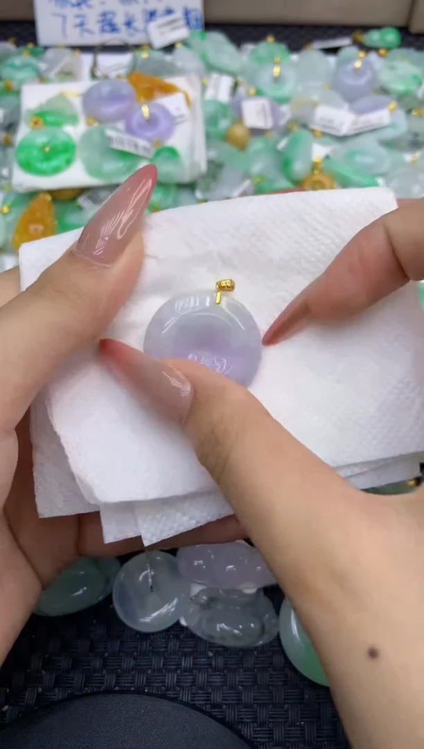 颈饰未镶嵌翡翠天然缅甸A货翡翠