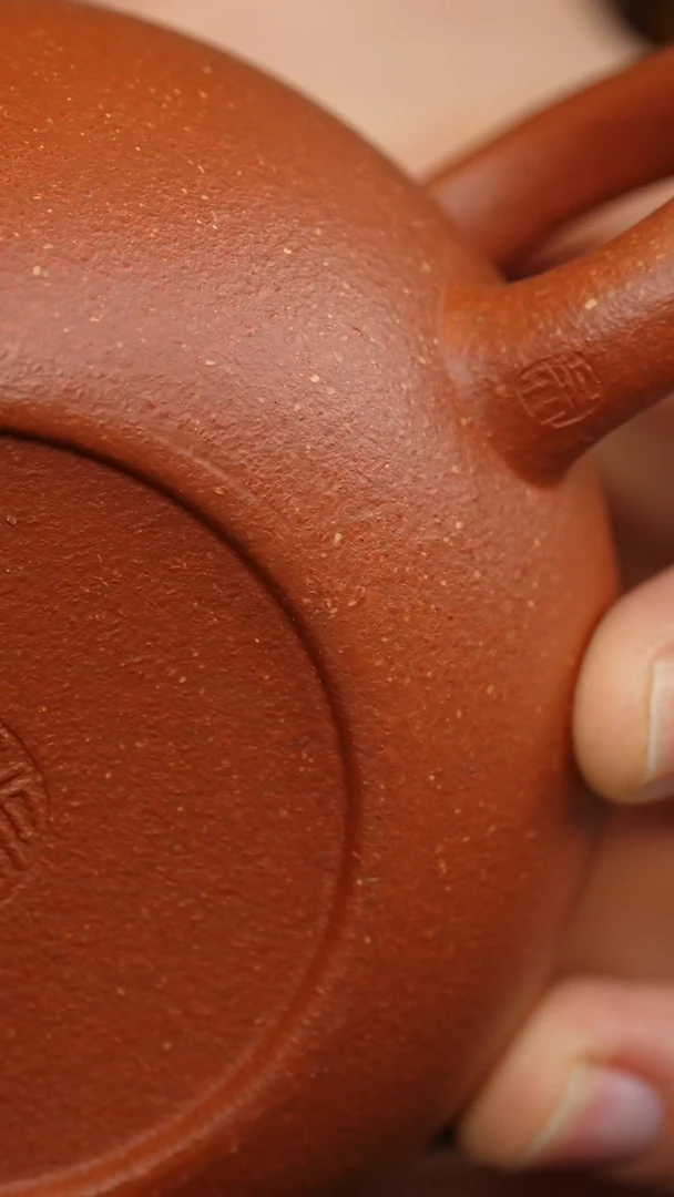 【闪购商品】紫砂茶壶微瑕红降坡西施壶