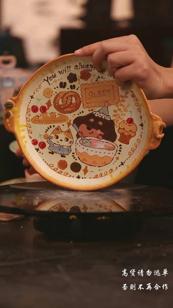 陶瓷景德镇可爱设计师款陶瓷