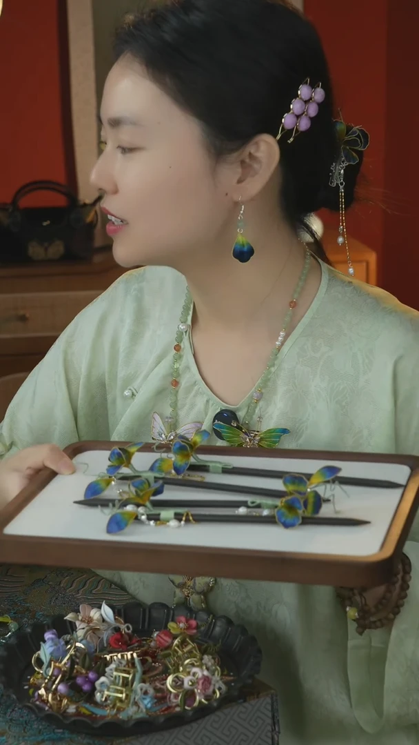 刺绣纯手工非遗国风饰品