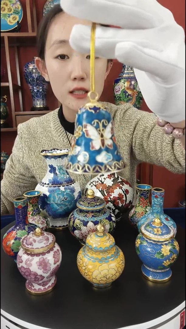 非遗景泰蓝 好运铃 2寸 铃铛一响 黄金万两