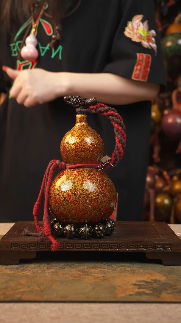 130云匠大漆酒葫芦一物一拍