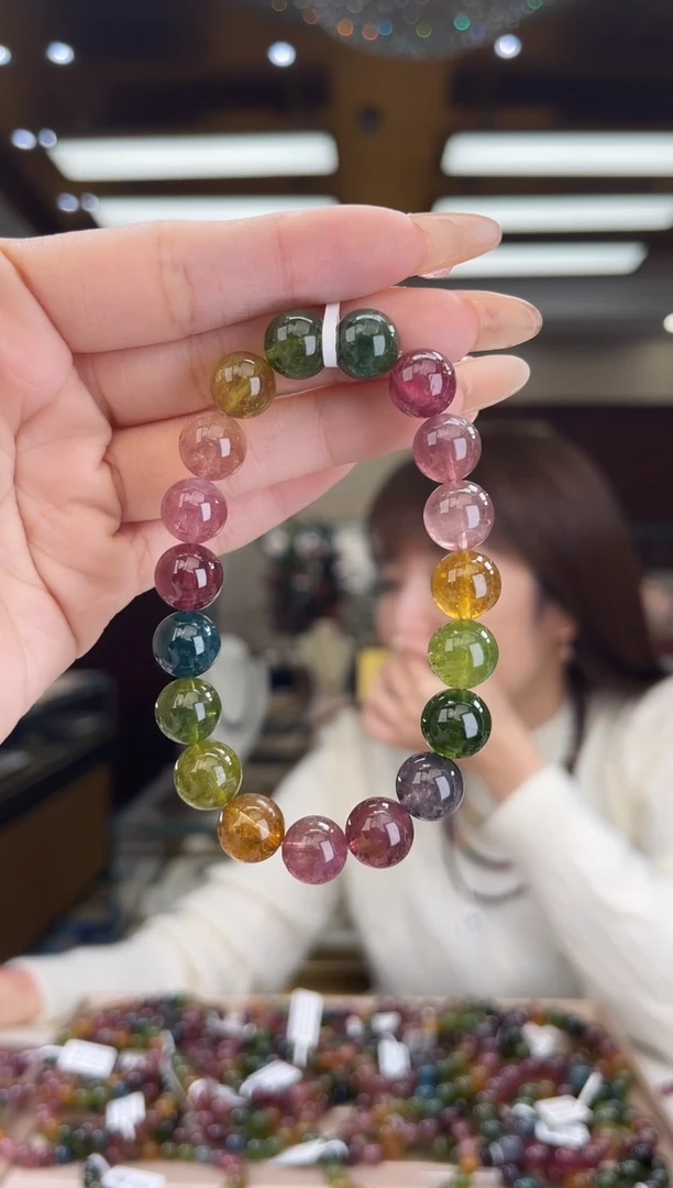 【闪购商品】碧玺/未镶嵌10mm+碧玺单圈46多样性发货