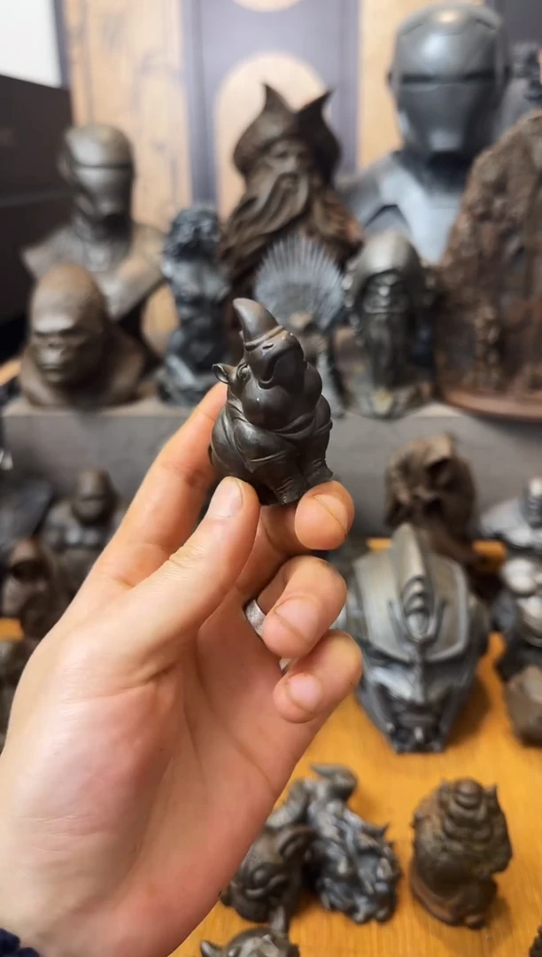 铁铁艺摆件-----小犀牛