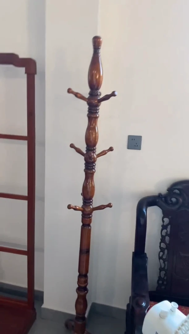 紫檀木类成套家具白蜡木衣架